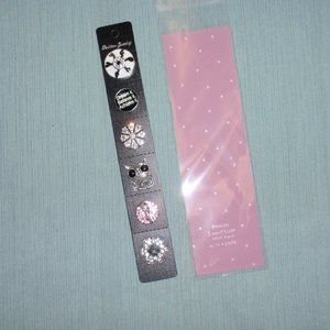 B1G1 SALE Lot of 6 18mm Black Snaps Buttons Owl Flower